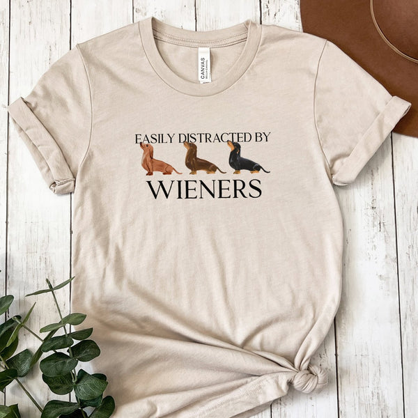 Funny Dachshund T- Shirt for Women - Wiener Dog Tee for Women